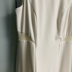 Beutiful long Bone white dress.